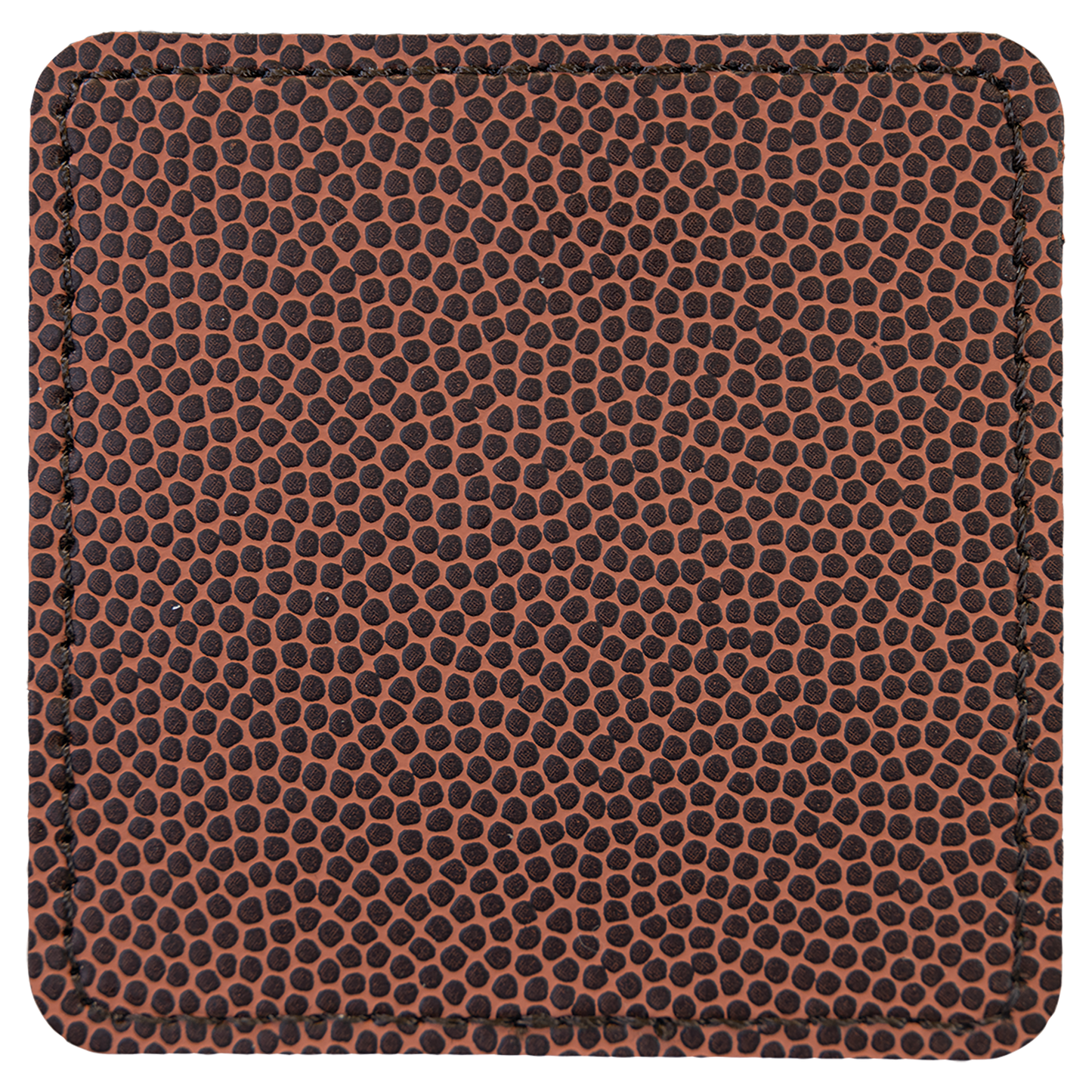 3" x 3" Football Square Leatherette Patch with Adhesive – item PTH815 image 2