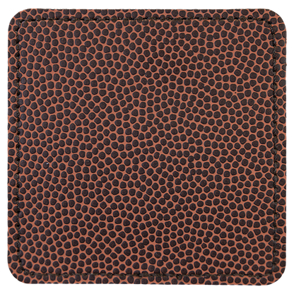 3" x 3" Football Square Leatherette Patch with Adhesive – item PTH815 image 2