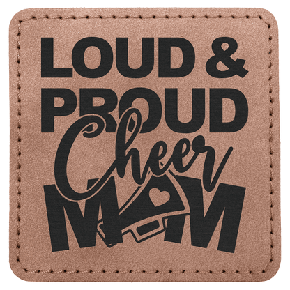 3" x 3" Blush Square Leatherette Patch with Kota Pro Premier – item PTH870 image 3