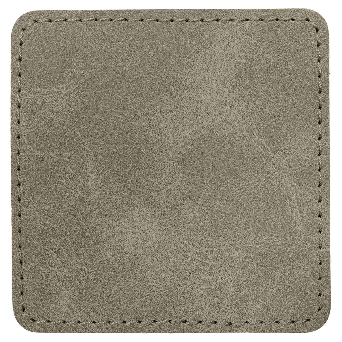 3" x 3" Light Green Square Leatherette Patch Premier – item PTH875 image 2