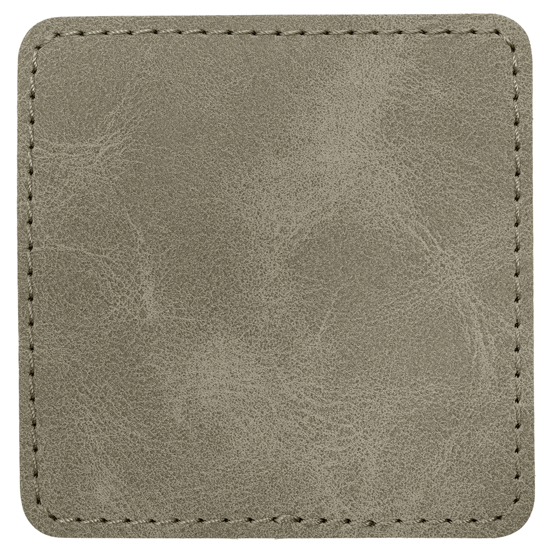 3" x 3" Light Green Square Leatherette Patch Premier – item PTH875 image 2
