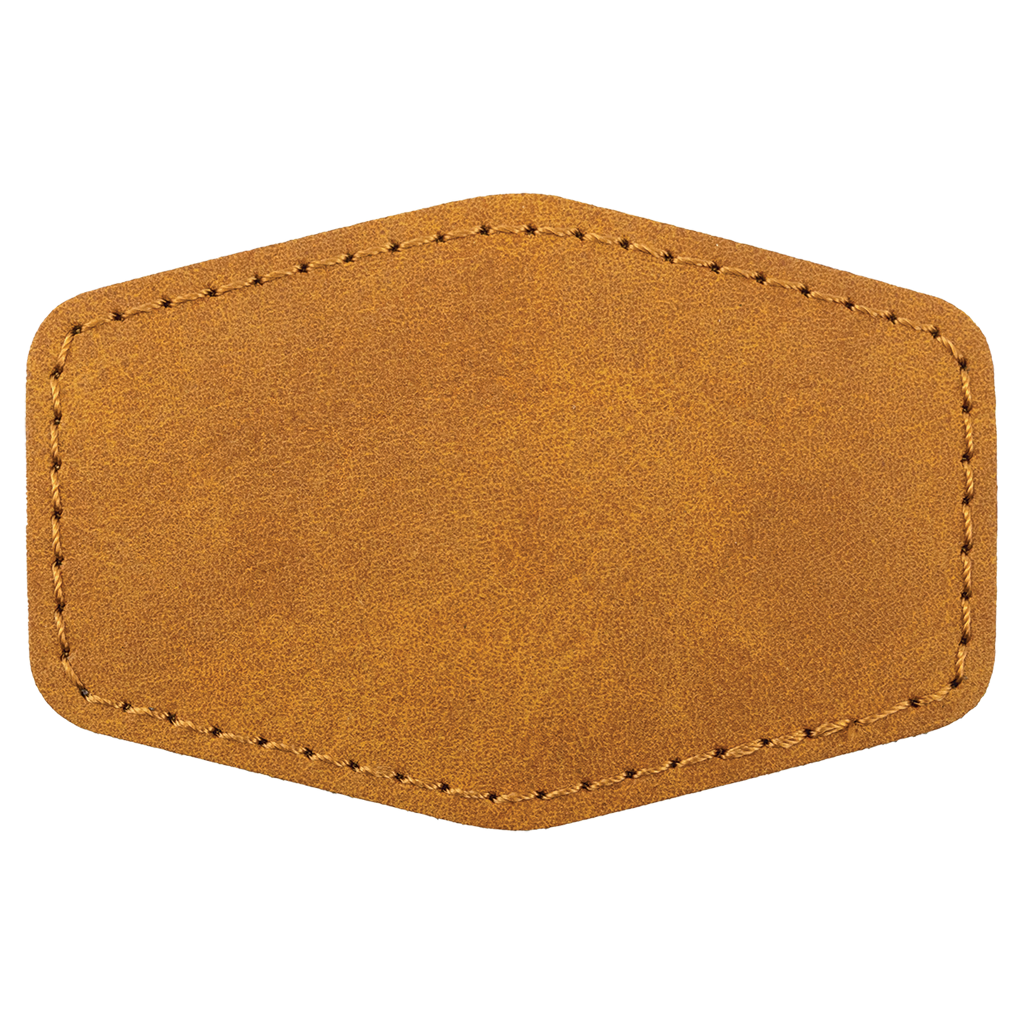 3" x 2" Light Hex Leatherette Patch with Pro Premier – item PTH917 image 2