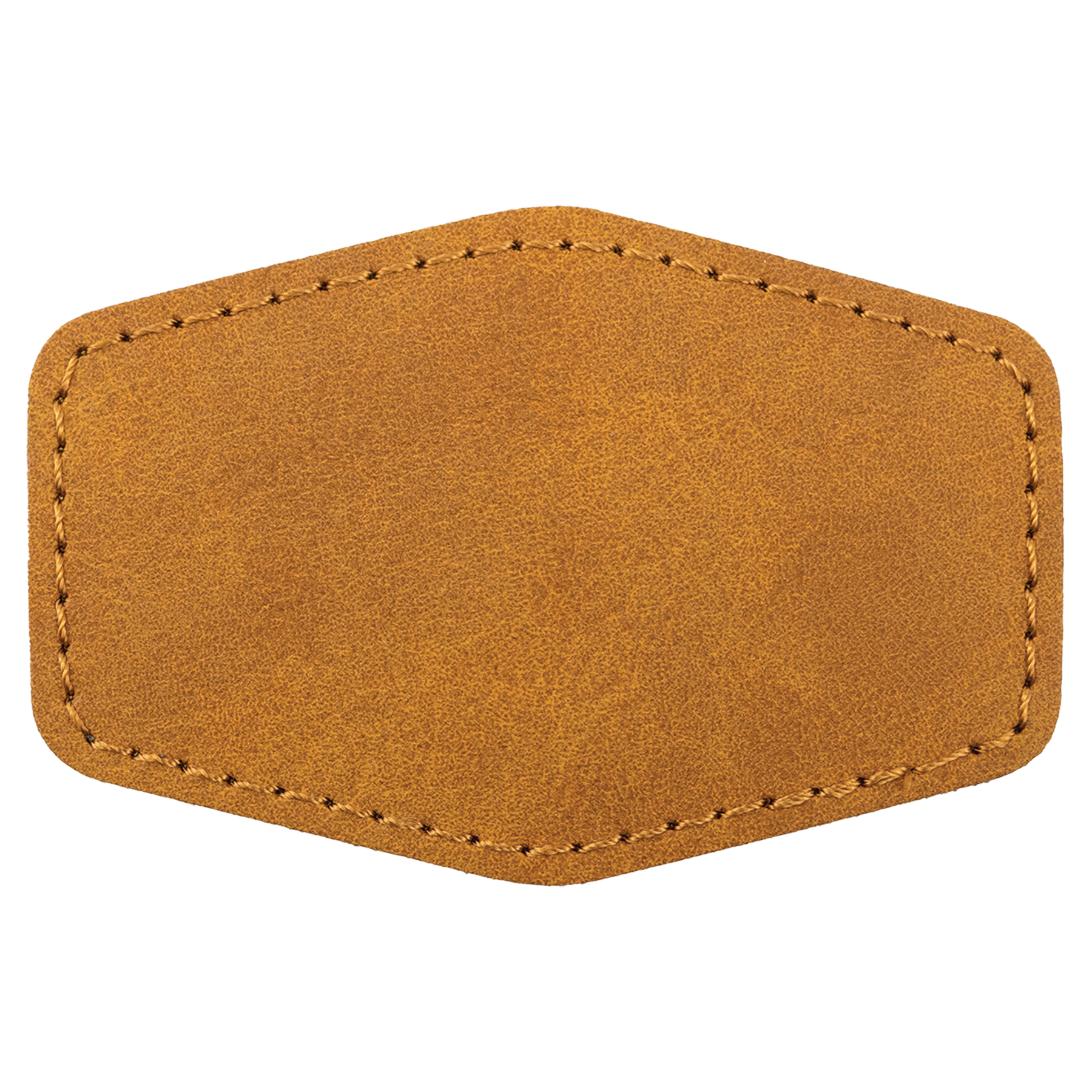 3" x 2" Light Hex Leatherette Patch with Pro Premier – item PTH917 image 2