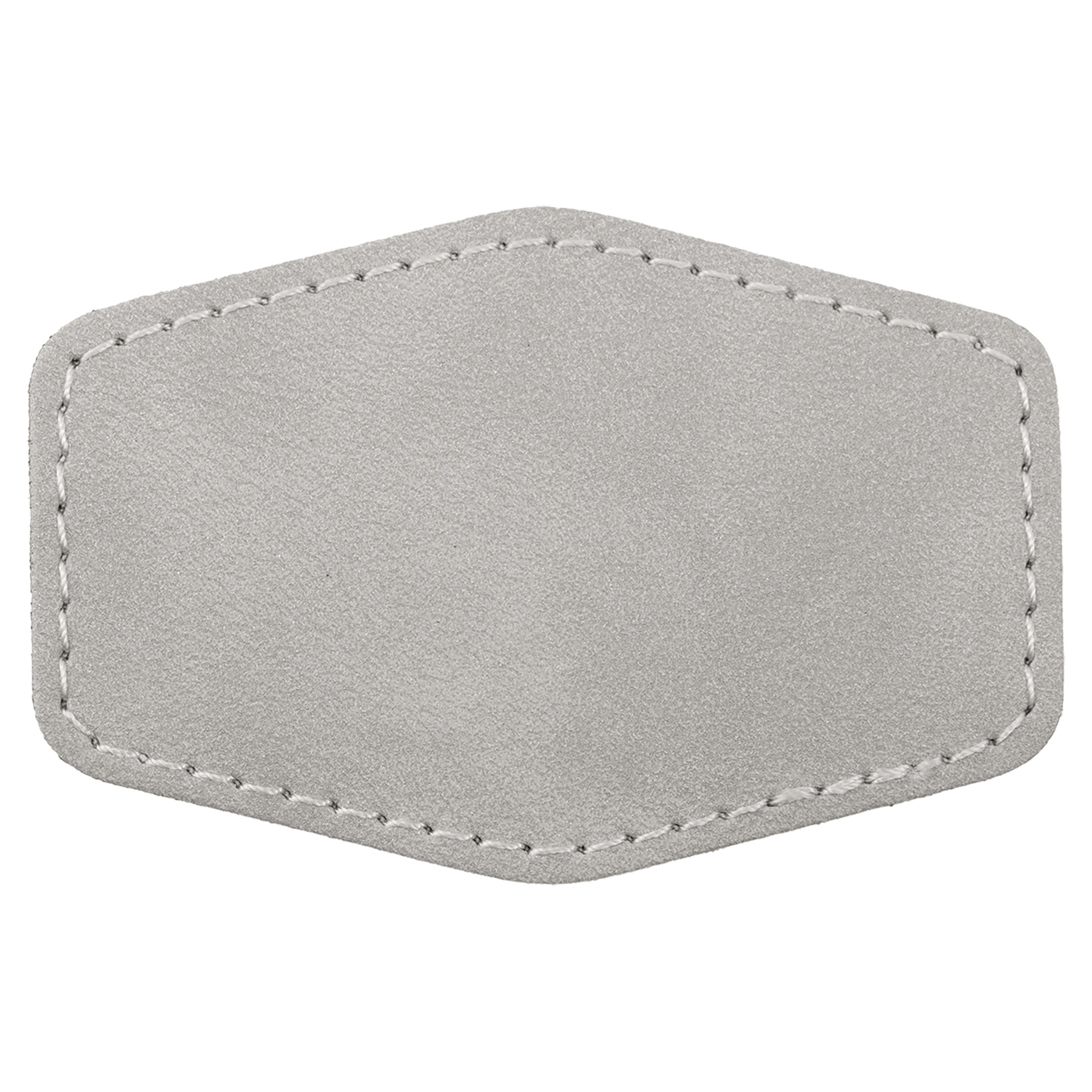 3" x 2" Light Hex Leatherette Patch with Pro Premier – item PTH921 image 2