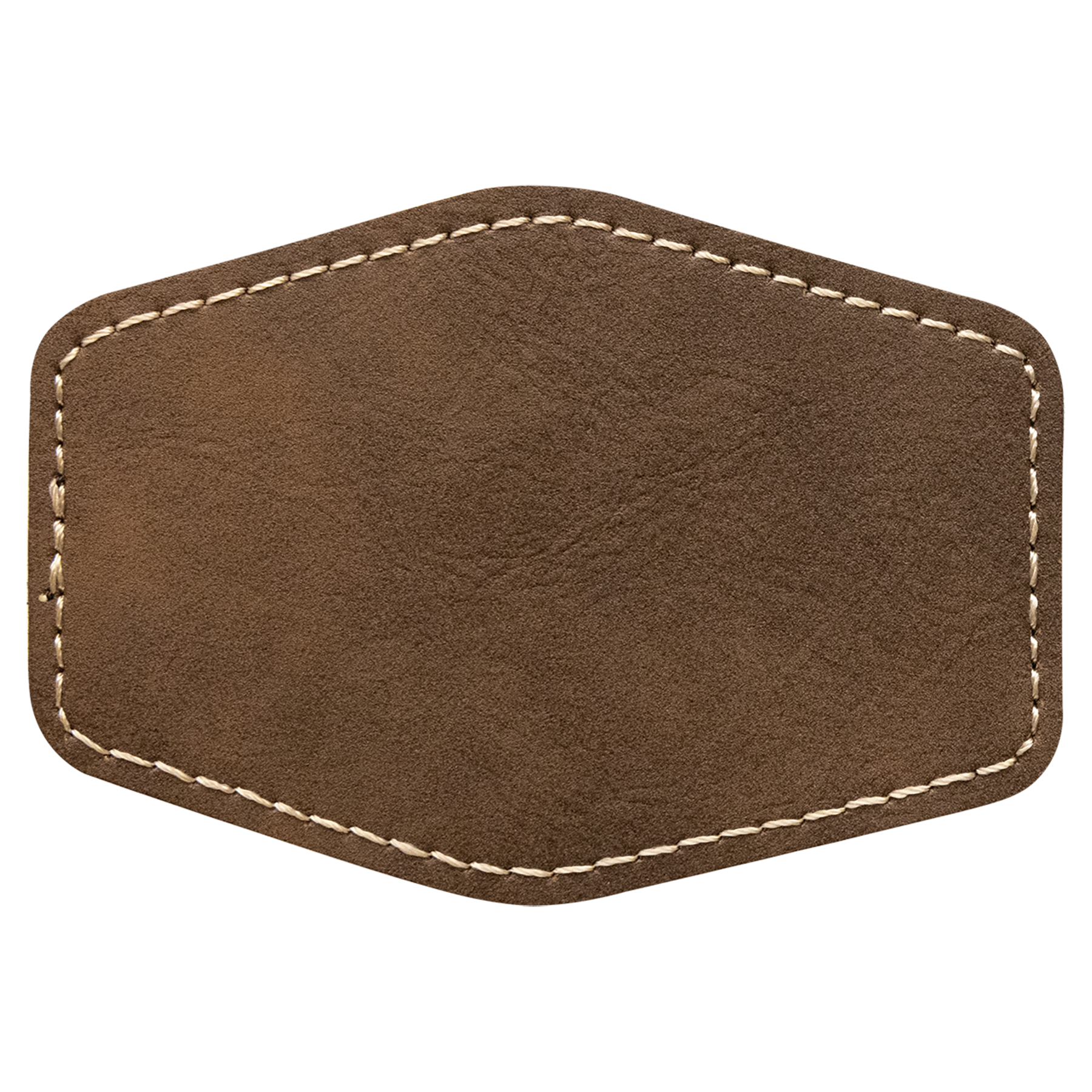 3.5" x 2.5" /Gold Hex Leatherette Patch with Kota Pro – item PTH960 image 2