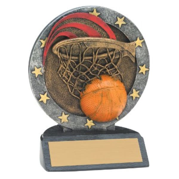 4.5" Basketball All-Star Resin Award – item R609