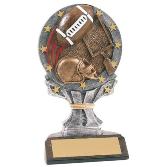 6.25" Footbal All-Star Resin Award – item R653