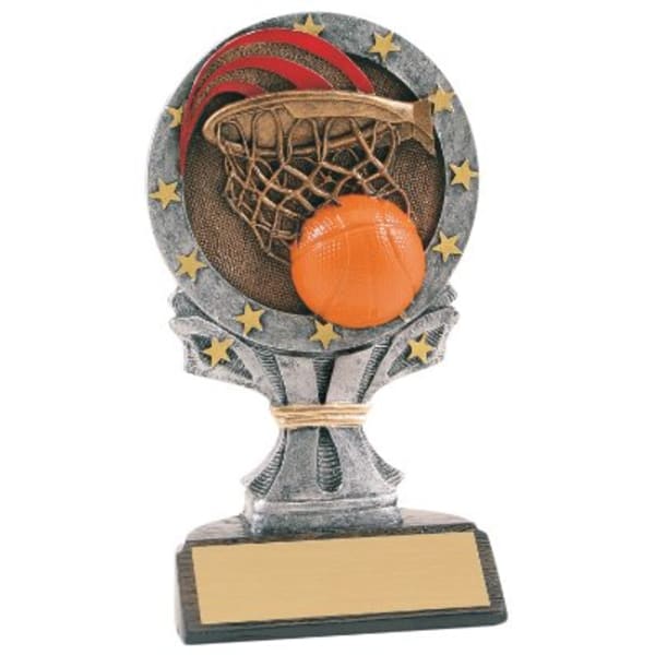 6.25" Basketball All-Star Resin Award – item R659