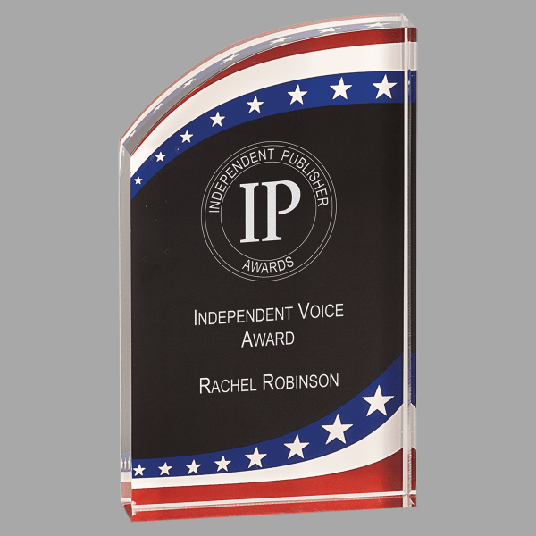 3.5" X 6 Rounded Acrylic Award – item RMS6SS image 4
