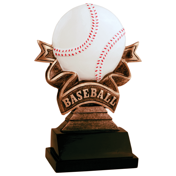 5.5" Basebll Ribbon Resin Award – item RR501