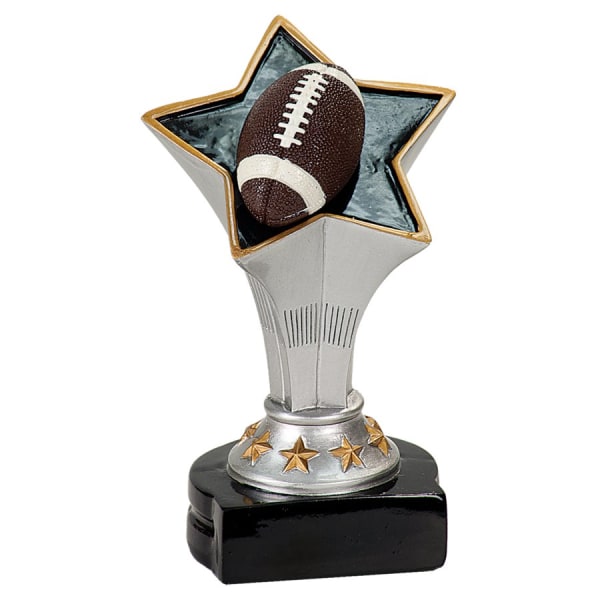5.75" Risng Star Football Resin Award – item RSC103