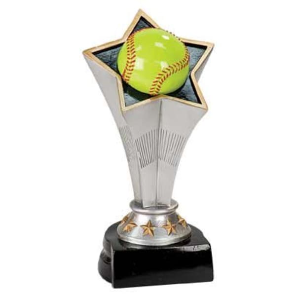 7" Rising Star Softbl Resin Award – item RSC205