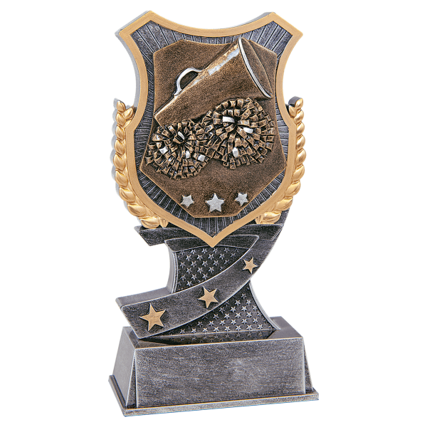 6" Cheer Shield Award – item SA604