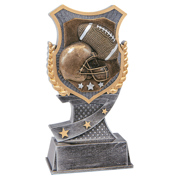 6" Football Shield Award – item SA605