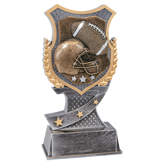 6" Football Shield Award – item SA605