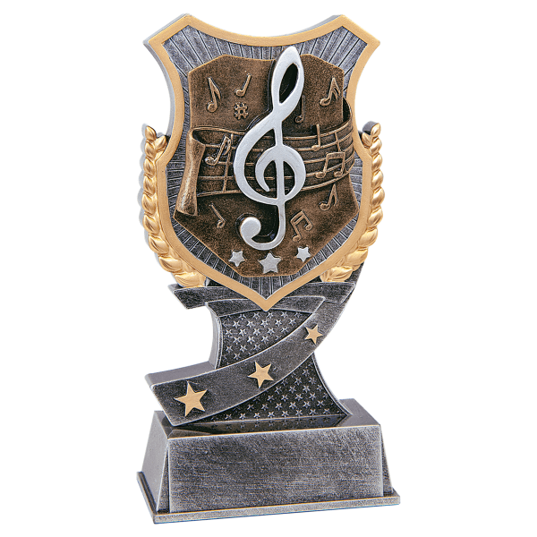 6" Music Shield Award – item SA606