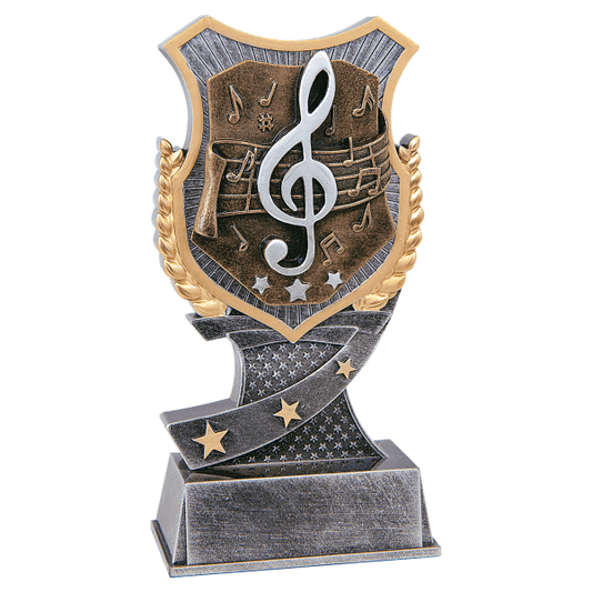 6" Music Shield Award – item SA606