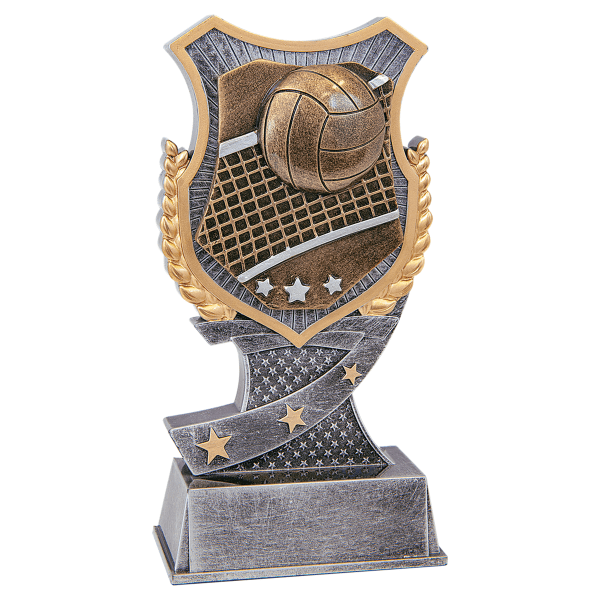 6" Volleyball Shield Award – item SA609