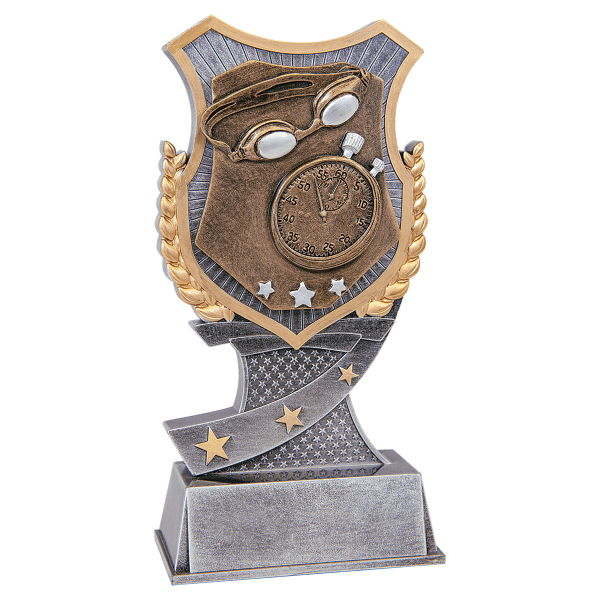 7" Swimming Shield Award – item SA708