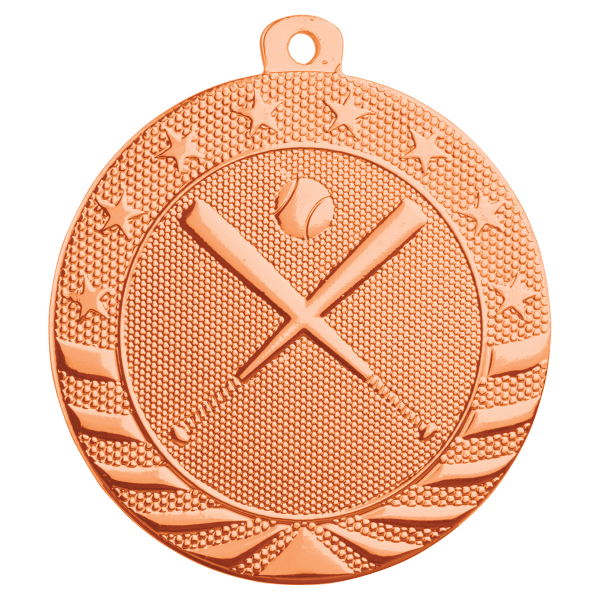 2" Baseball StarBrite Medal – item SB151 image 3