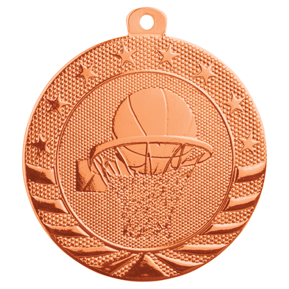 2" Basketball StarBrite Medal – item SB152 image 3