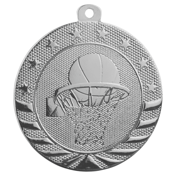 2" Basketball StarBrite Medal – item SB152 image 2