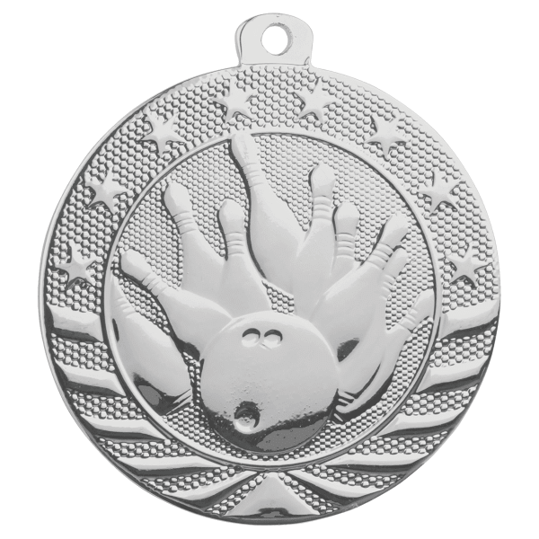 2" Bowling StarBrite Medal – item SB153 image 2