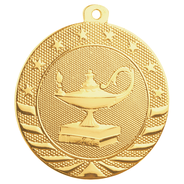 2" Academic StarBrite Medal – item SB156