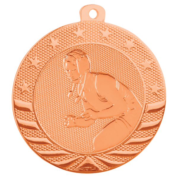 2" Wrestling StarBrite Medal – item SB166 image 3