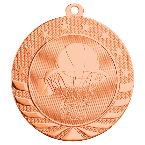 2.75" Basketball StarBrite Medal – item SB252 image 3