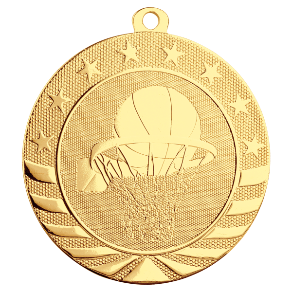 2.75" Basketball StarBrite Medal – item SB252