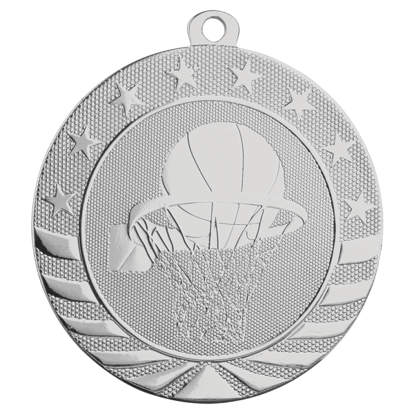 2.75" Basketball StarBrite Medal – item SB252 image 2