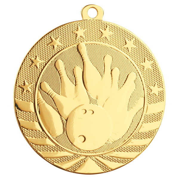 2.75" Bowling StarBrite Medal – item SB253