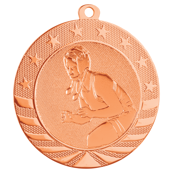 2.75" Wrestling StarBrite Medal – item SB266 image 3