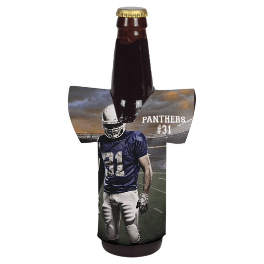 White Sublimatable Jersey Bottle Beverage Holder – item SBL033