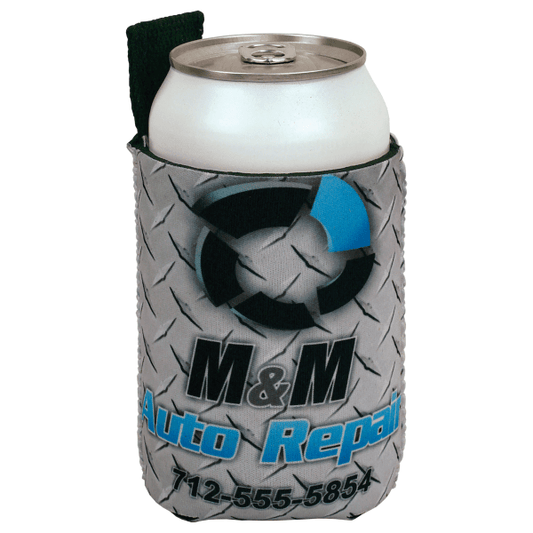 White Sublimatable Beverage Holder with Magnetic Strap – item SBL080