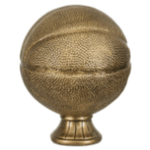 5.5" Antique Gold Basketball Resin Award – item SBR121