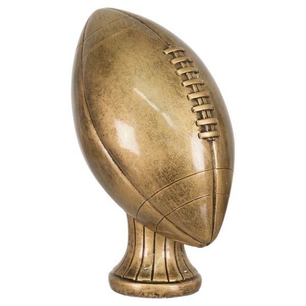 5.75" Antique Gold Football Resin Award – item SBR122