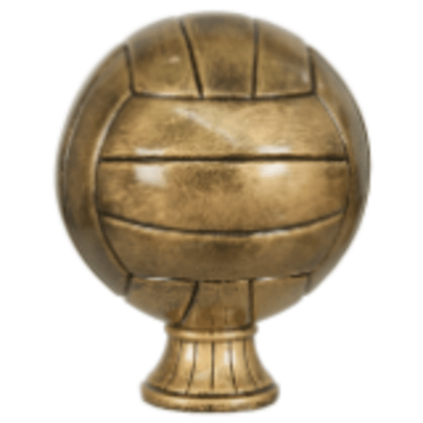 5.5" Antique Gold Volleyball Resin Award – item SBR124