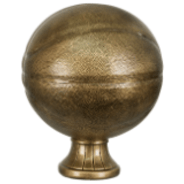 11.5" Antique Gold Basketball Resin Award – item SBR171