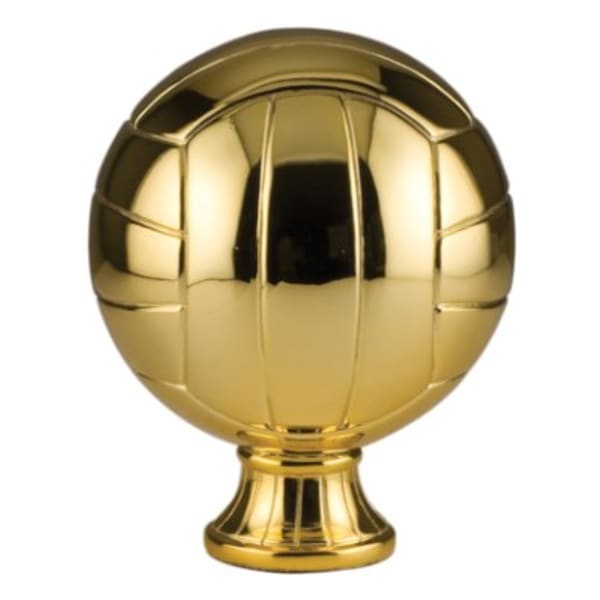 5.5" Metalized Volleyball Resin Award – item SBR204