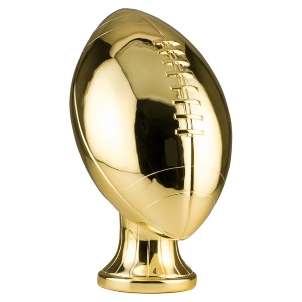 11" Metalized Football Resin Award – item SBR252
