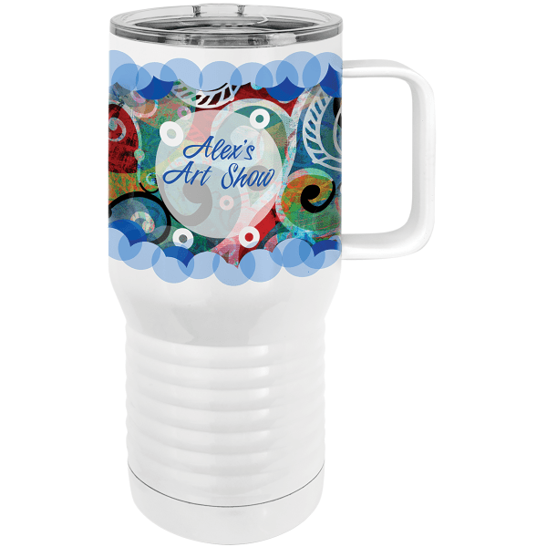 Sublimatable Polar Camel 20 oz. White Insulated Travel Mug – item SCM206