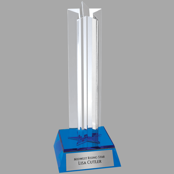 7.5" Star Column Acrylic Award – item SCM2BU