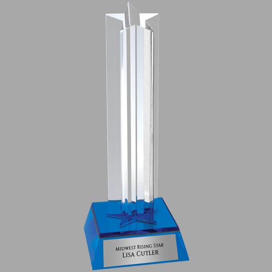 7.5" Star Column Acrylic Award – item SCM2BU