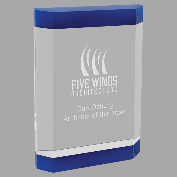 5" X 7" Showcase Acrylic Award – item SHC10BU image 2