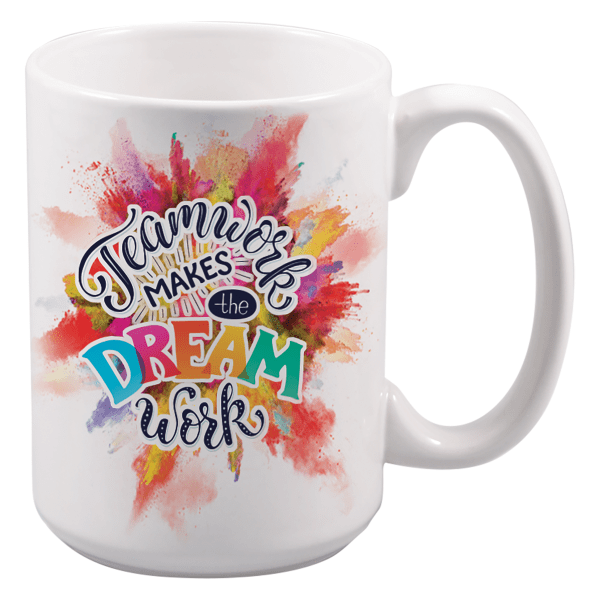 15 oz. White Sublimatable Ceramic Mug – item SM15W