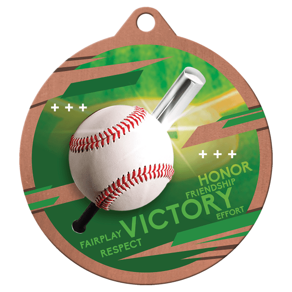 2.75" Baseball Inspire Medal – item SP850 image 3