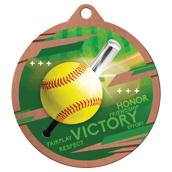 2.75" Softball Inspire Medal – item SP853 image 3