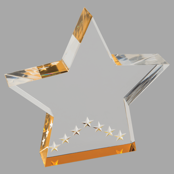 5" X 5 Star Performr Acrylic Award – item SPF1G image 2
